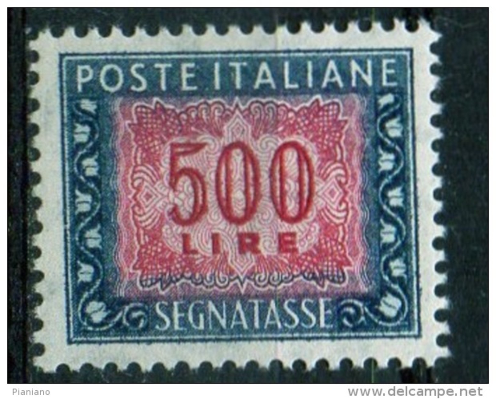 PIA - ITA - Specializzazione : 1977 :  Segnatasse  £ 500 - (SAS 120IV  - CAR 50 ) - Postage Due