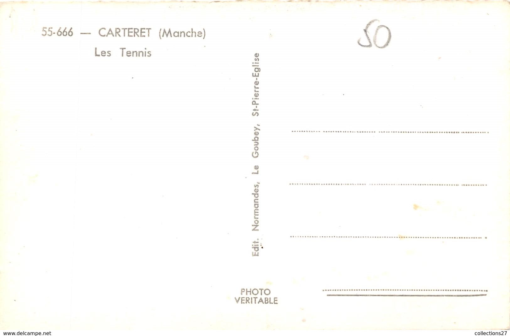 50-CARTERET- LES TENNIS - Carteret