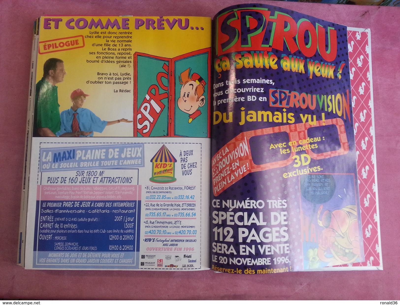 BD SPIROU Album Du Journal N° 238 1997 Relié DUPUIS J Edit Dessinateur Sammy Hocus Blocus Charly Jeannette Pointu , Pub - Spirou Et Fantasio