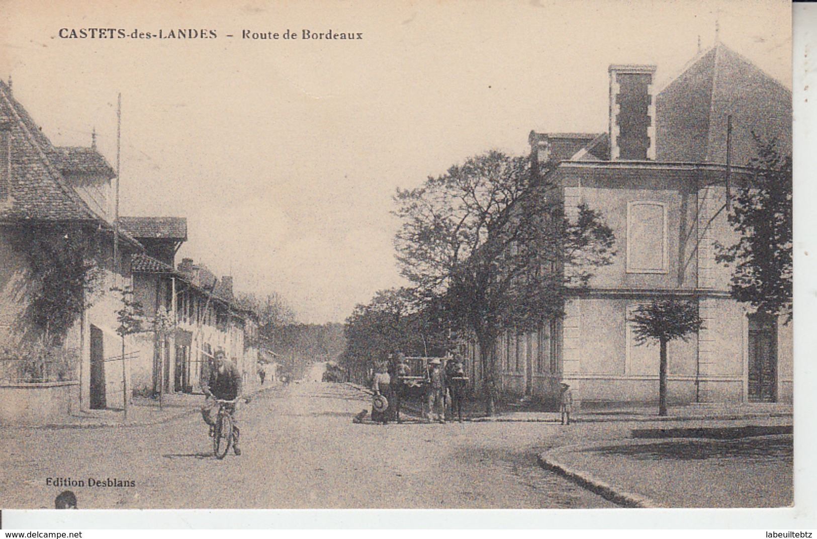 LANDES - CASTETS DES LANDES - Route De Bordeaux  PRIX FIXE - Castets