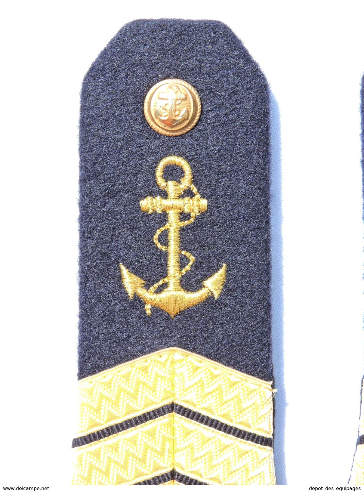 EPAULETTES MARINE NATIONALE  - GRADE  MAITRE  - état Neuf - Uniformes