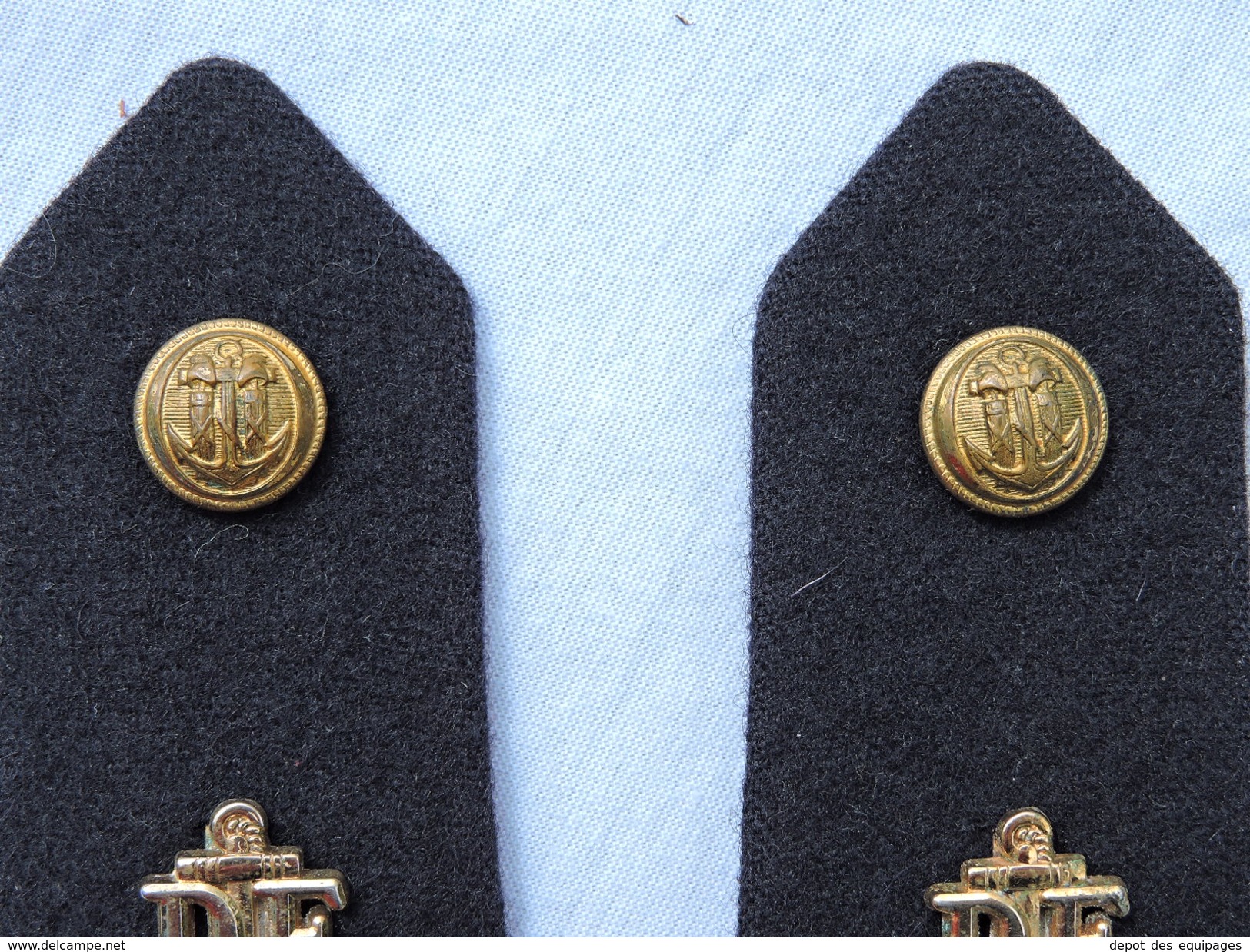 ANCIENNES EPAULETTES OFFICIER DOUANES MARITIMES #.1 - Police & Gendarmerie