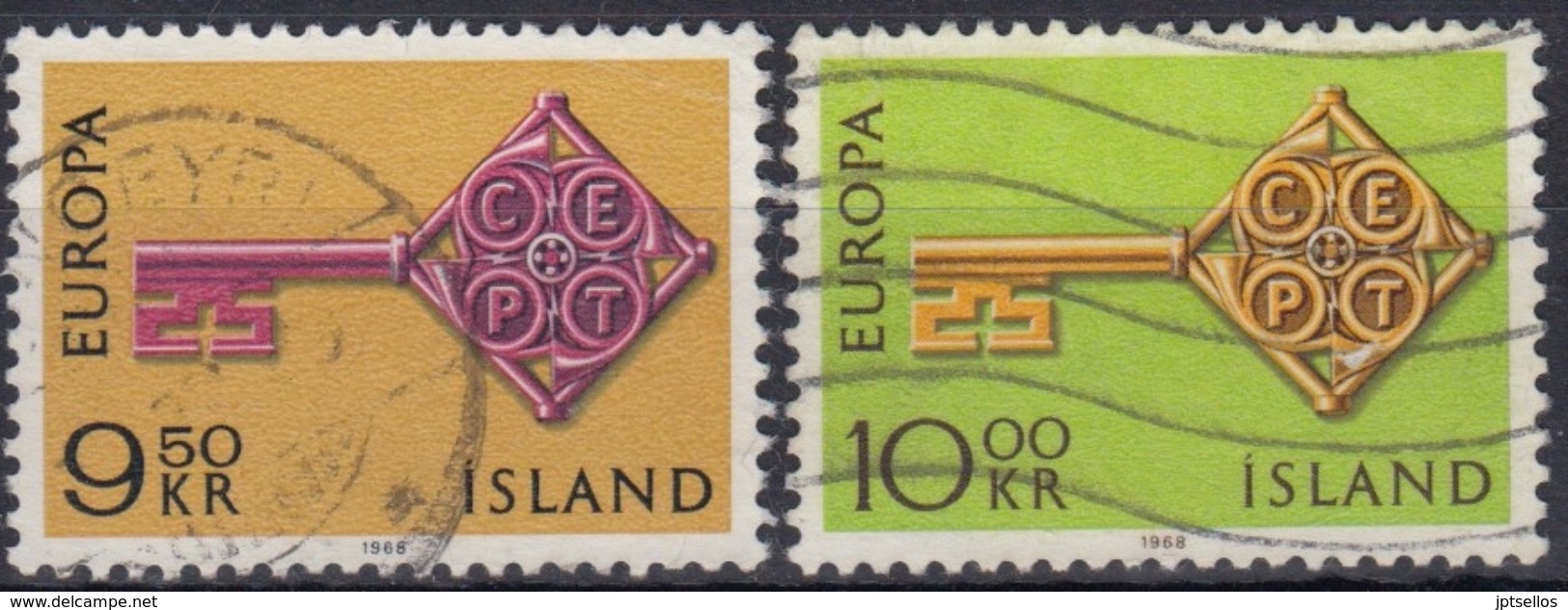 ISLANDIA 1968 Nº 372/73 USADO - Usados