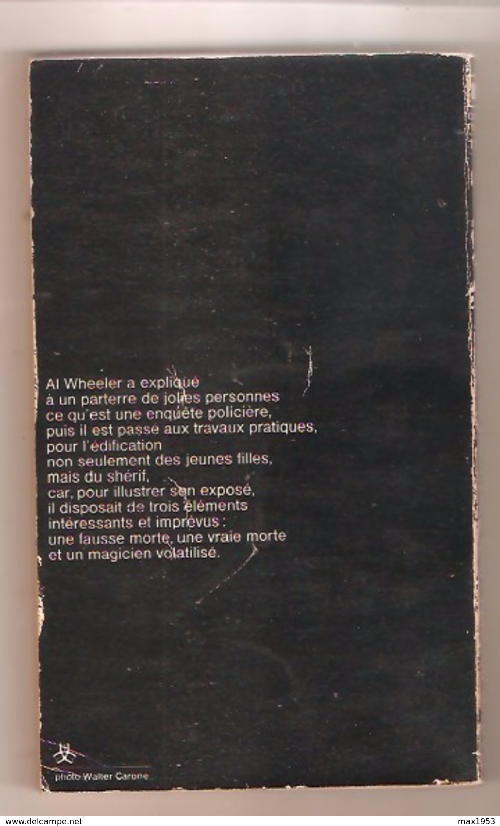 CARTER BROWN - Trois Cadavres Au Pensionnat - Carré Noir N° 112 - 1973 - Hachette - Point Rouge