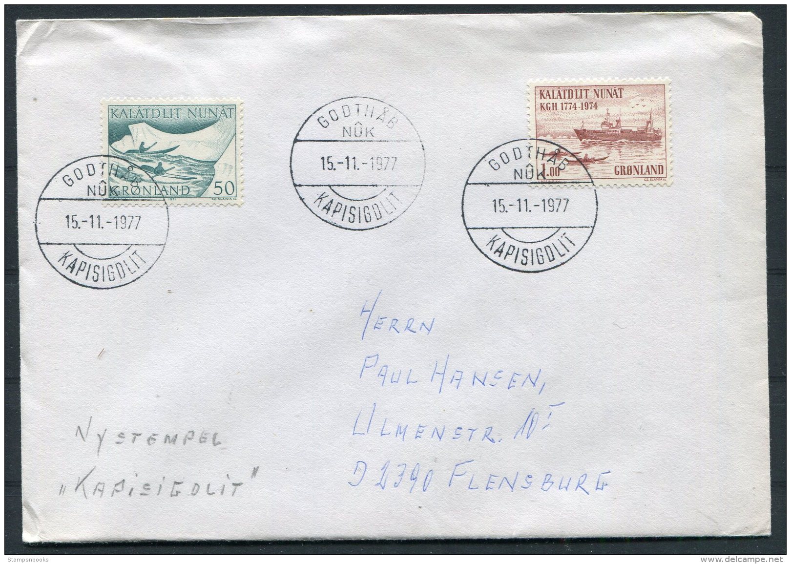 1965 - 80 Greenland 21 Covers. All Different Postmarks. Slania Polar - Covers & Documents