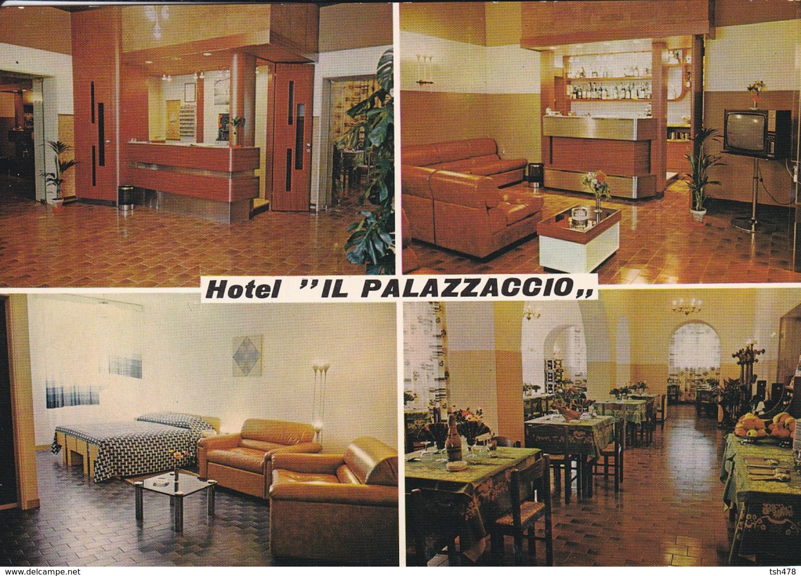 ITALIE--CECINA---hotel  "IL PALAZZACCIO "-via Aurelia Sud---voir 2 Scans - Autres & Non Classés