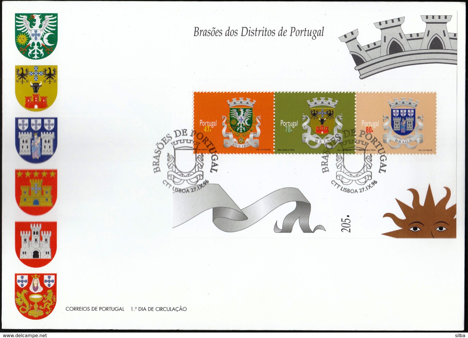 Portugal 1996 / Coat Of Arms - Covers