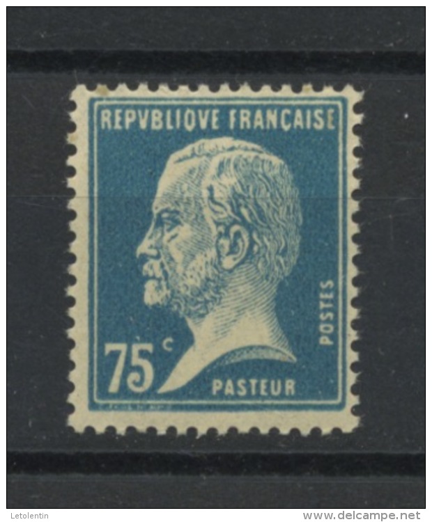 FRANCE- TYPE PASTEUR 75c Bleu- N° Yvert 177** - 1922-26 Pasteur