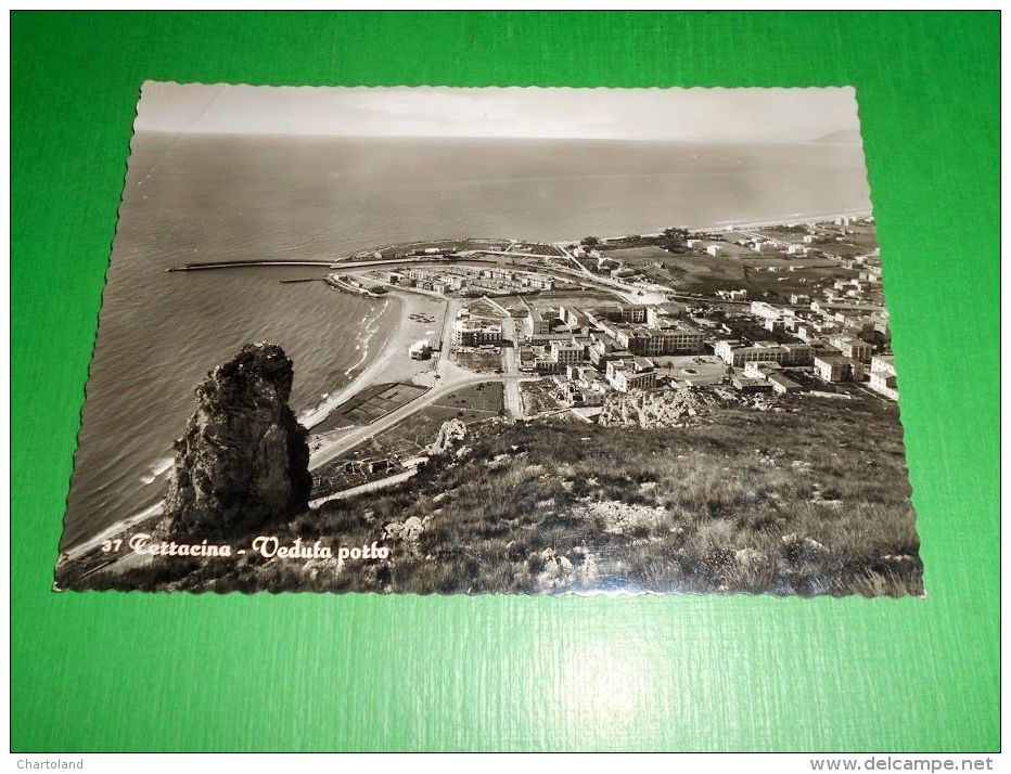Cartolina Terracina - Veduta Porto 1950 Ca - Latina