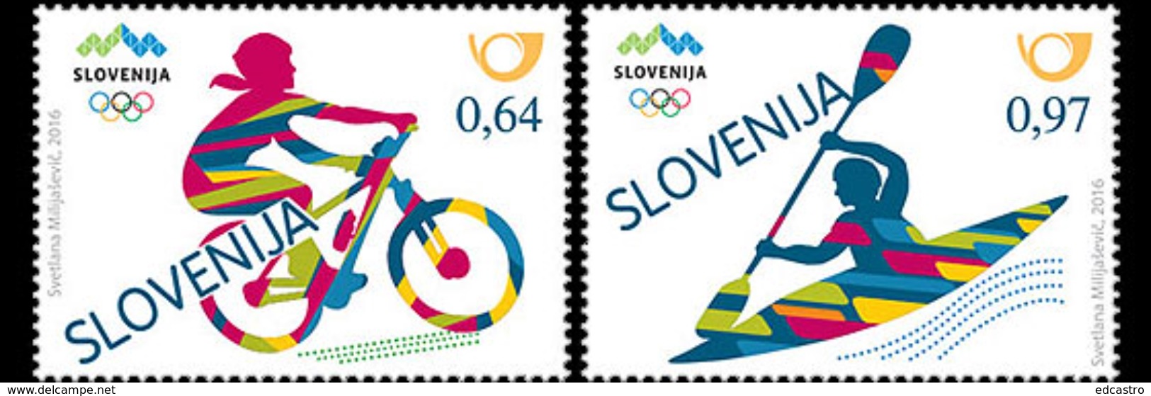 SLOVENIA 2016 Sport &ndash; Games Of The XXXI Olympiad, Rio De Janeiro - Verano 2016: Rio De Janeiro