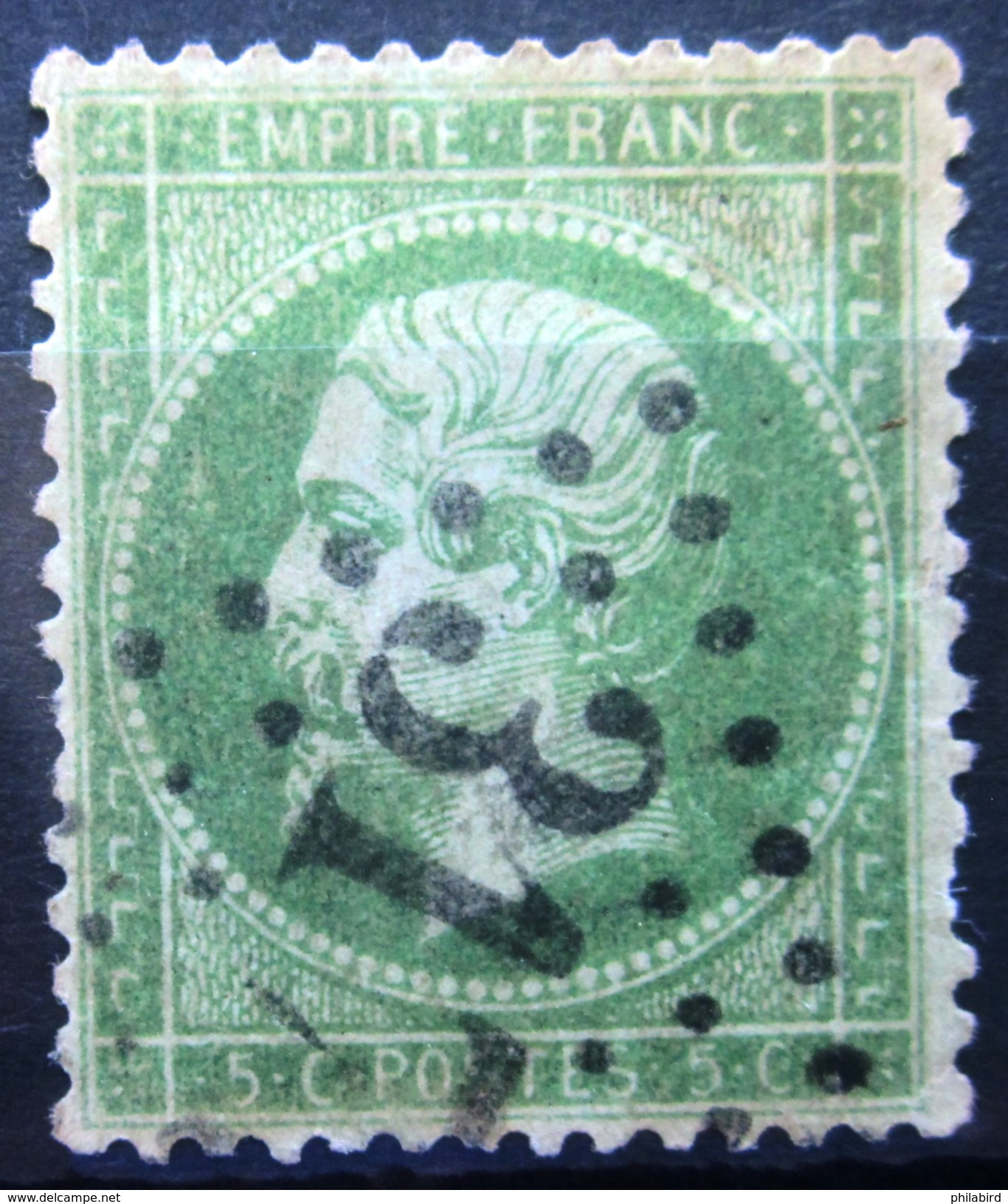 FRANCE           N° 20             OBLITERE - 1862 Napoléon III
