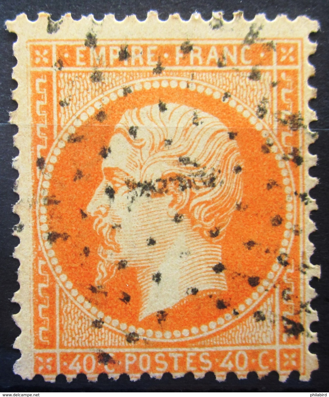 FRANCE           N° 23             OBLITERE - 1862 Napoléon III