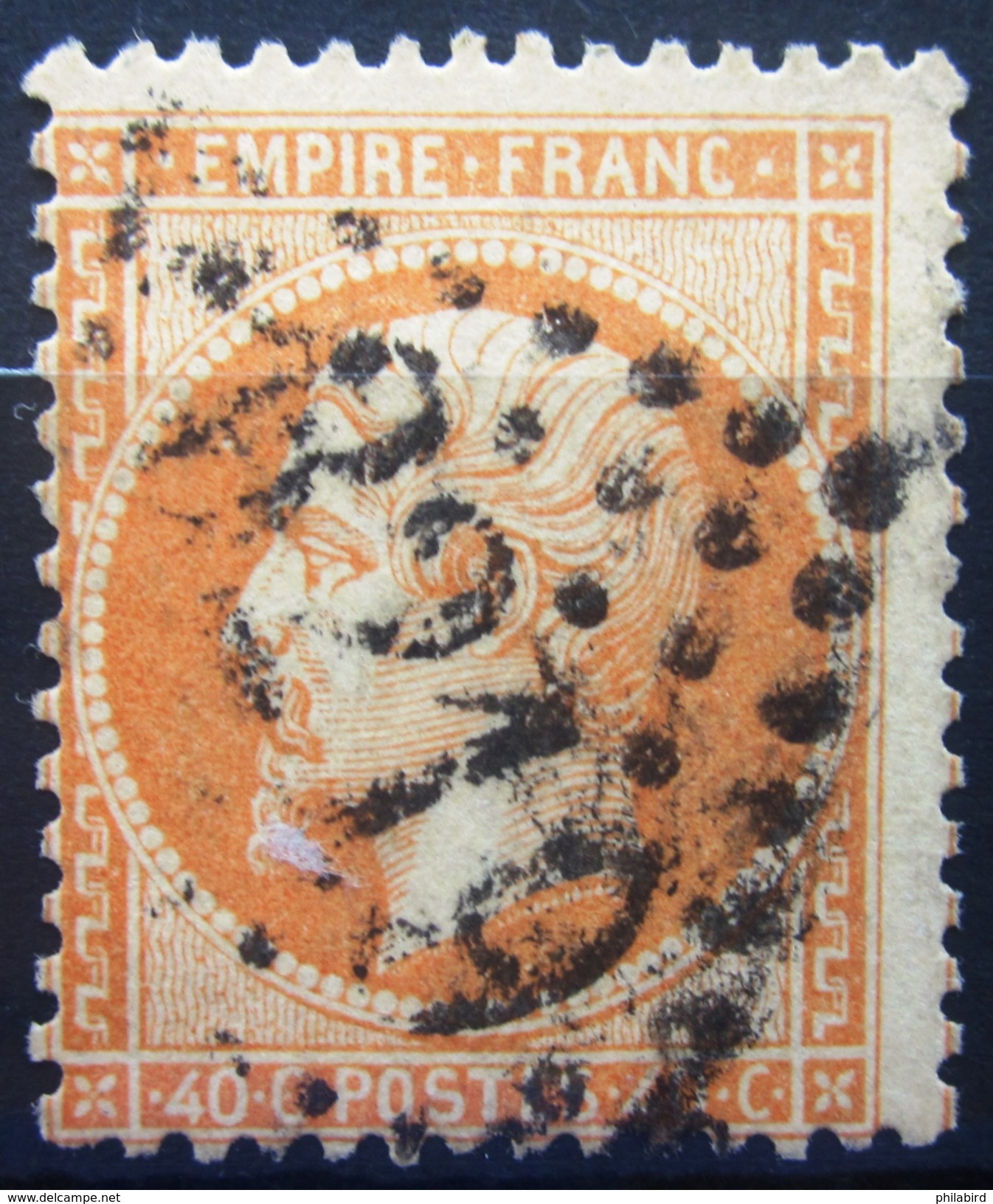 FRANCE           N° 23             OBLITERE - 1862 Napoléon III