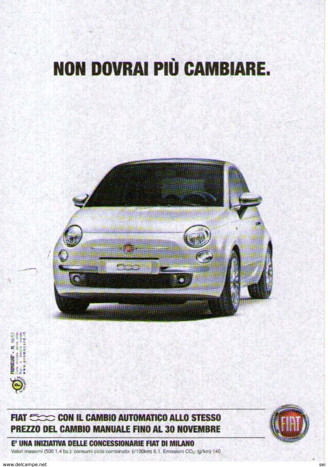 B 862 - Trasporti, Sport, Automobilismo, 500 Fiat - PKW