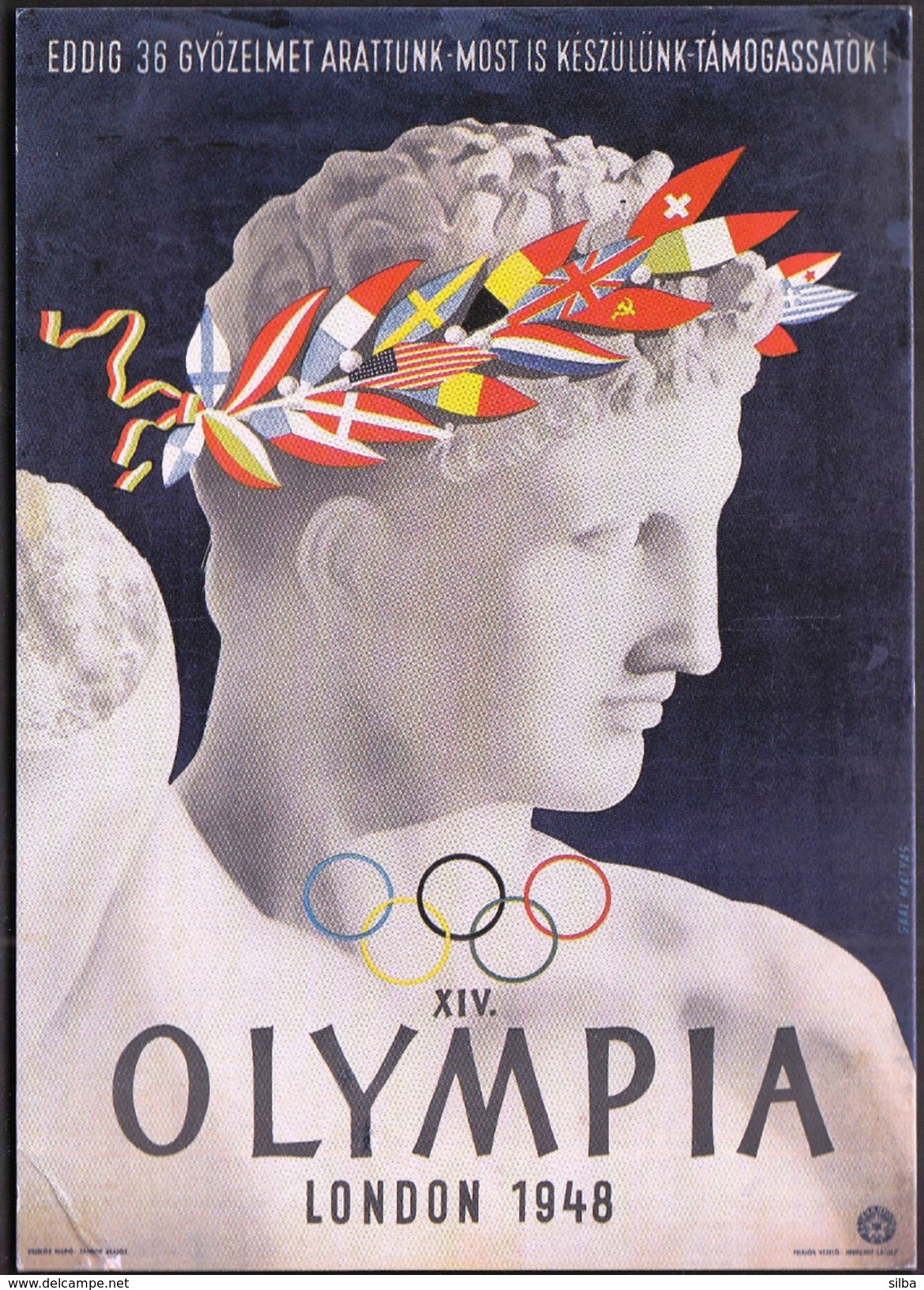 Hungary 1998 / Olympiafila / Olympic Games London 1948 / Hungarian Medal Winners - Athletics, Boxing, Shooting, Fencing - Sommer 1948: London