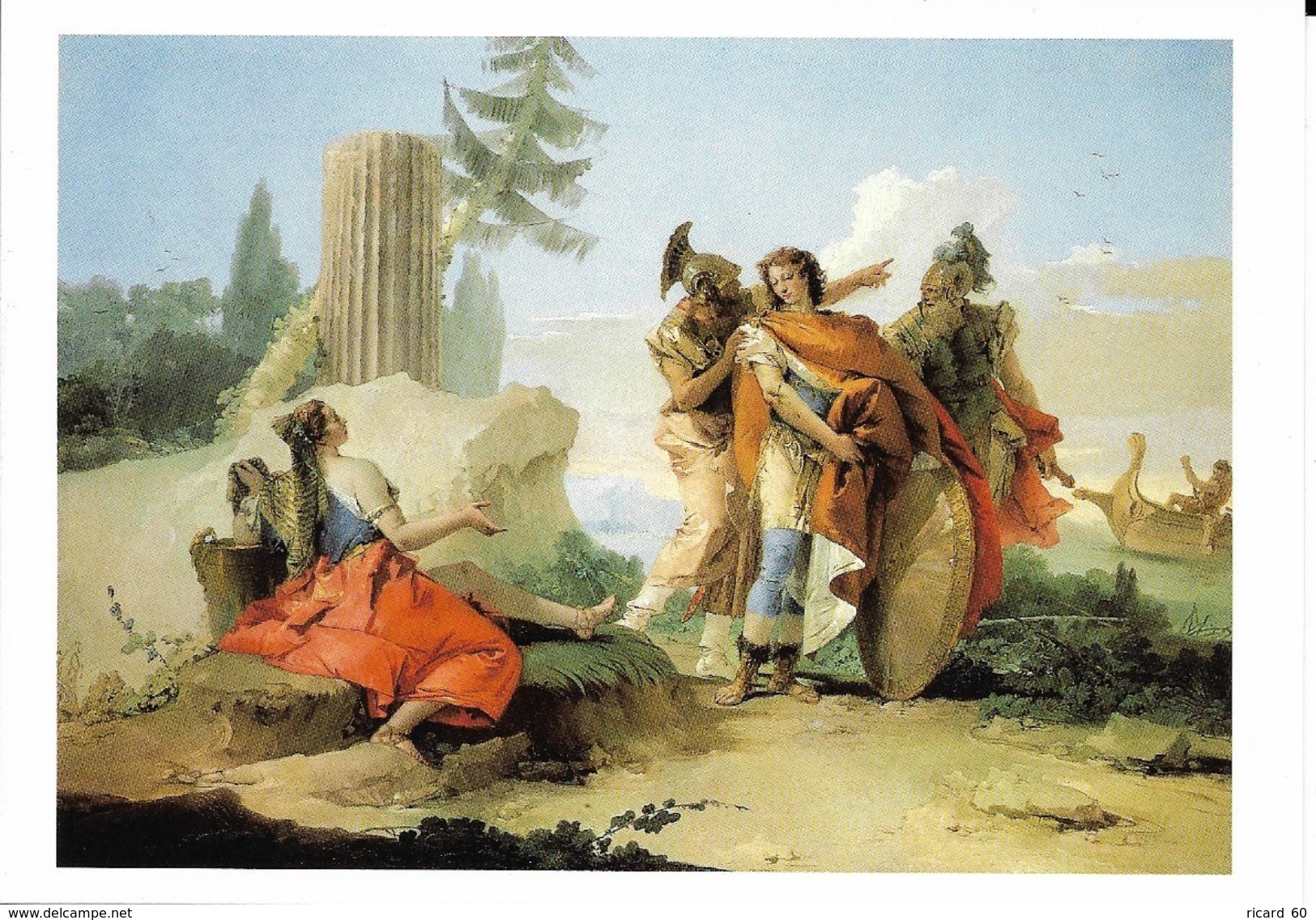 Oeuvre De Giambattista Tiepolo, Renaud Abandonne Armide, Musée De Chicago - Peintures & Tableaux