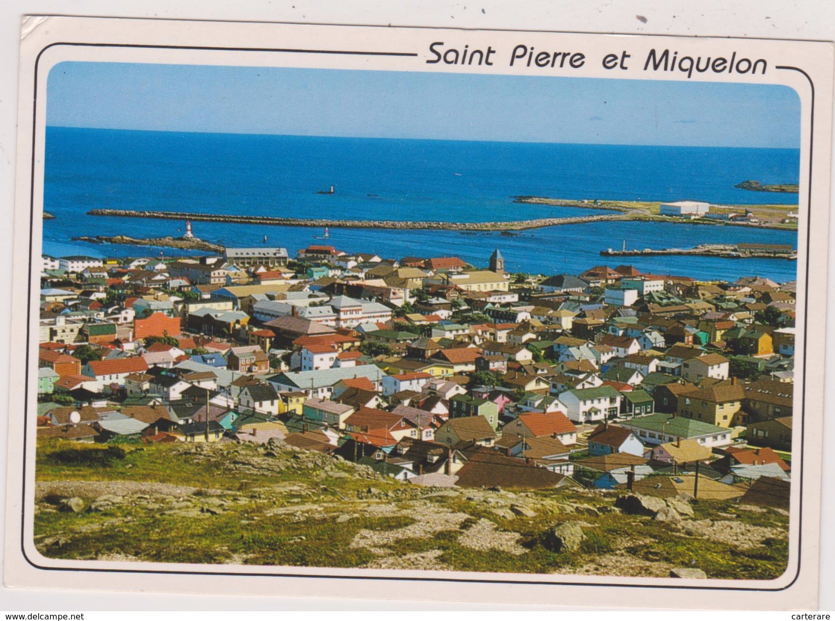 SAINT PIERRE ET MIQUELON,VUE AERIENNE MICHEL BRIAND,AMERIQUE DU NORD,PRES TERRE NEUVE,OUTRE MER - Saint-Pierre E Miquelon