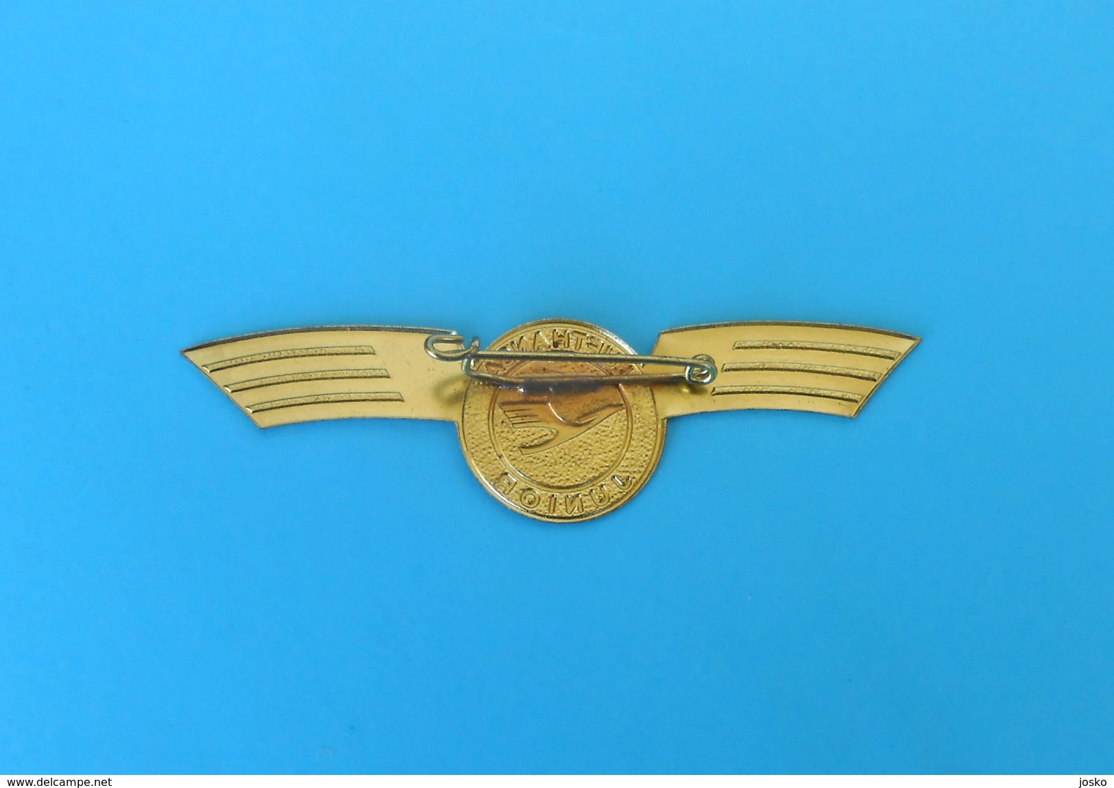 LUFTHANSA - JUNIOR ... Vintage Pilot Wings Badge * Germany National Airlines * Airways Airline Air Comp. Pilote - Crew-Abzeichen