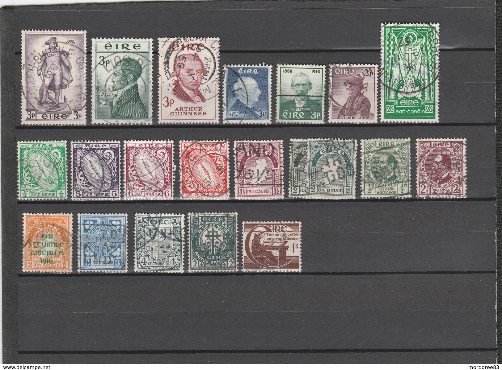 IRLANDE EIRE LOT TIMBRES OBLITERE - Collections, Lots & Series