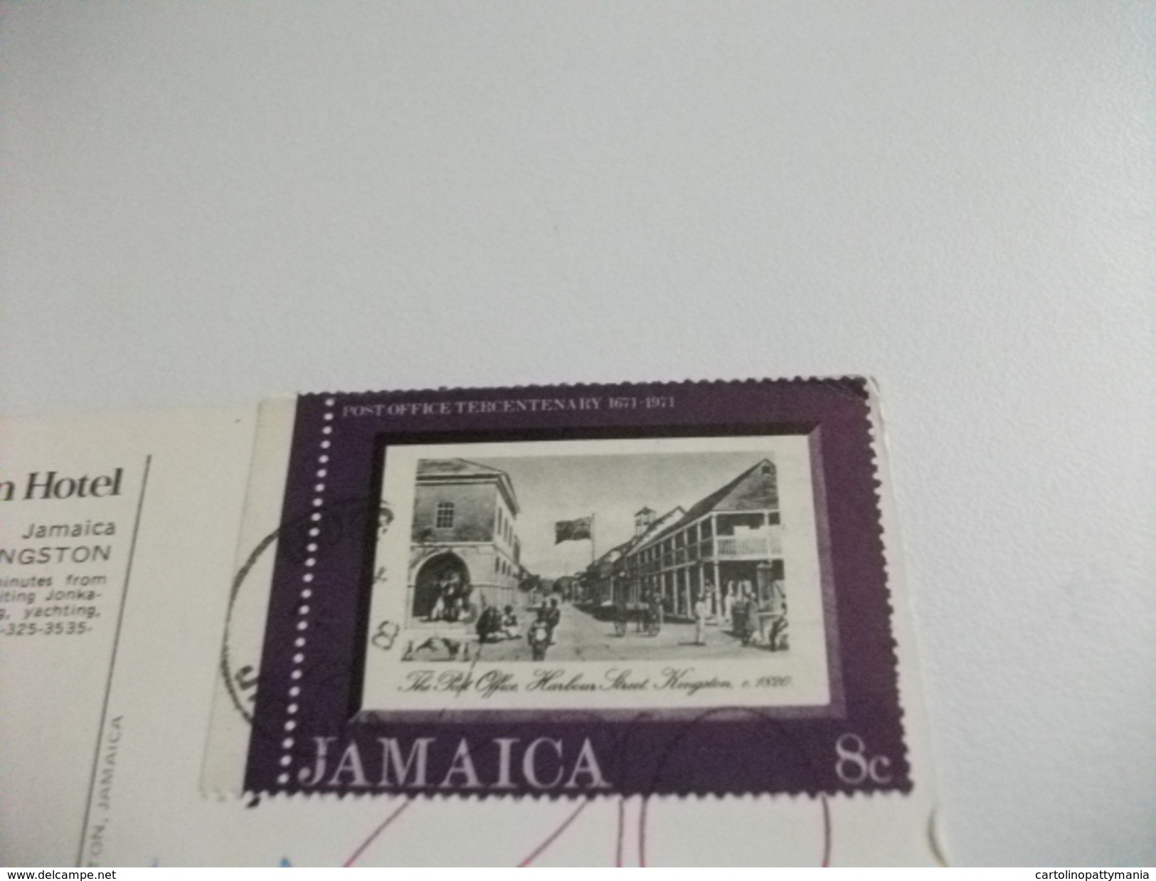 STORIA POSTALE FRANCOBOLLO COMMEMORATIVO GIAMAICA JAMAICA SHERATON KINGSTON HOTEL - Jamaica