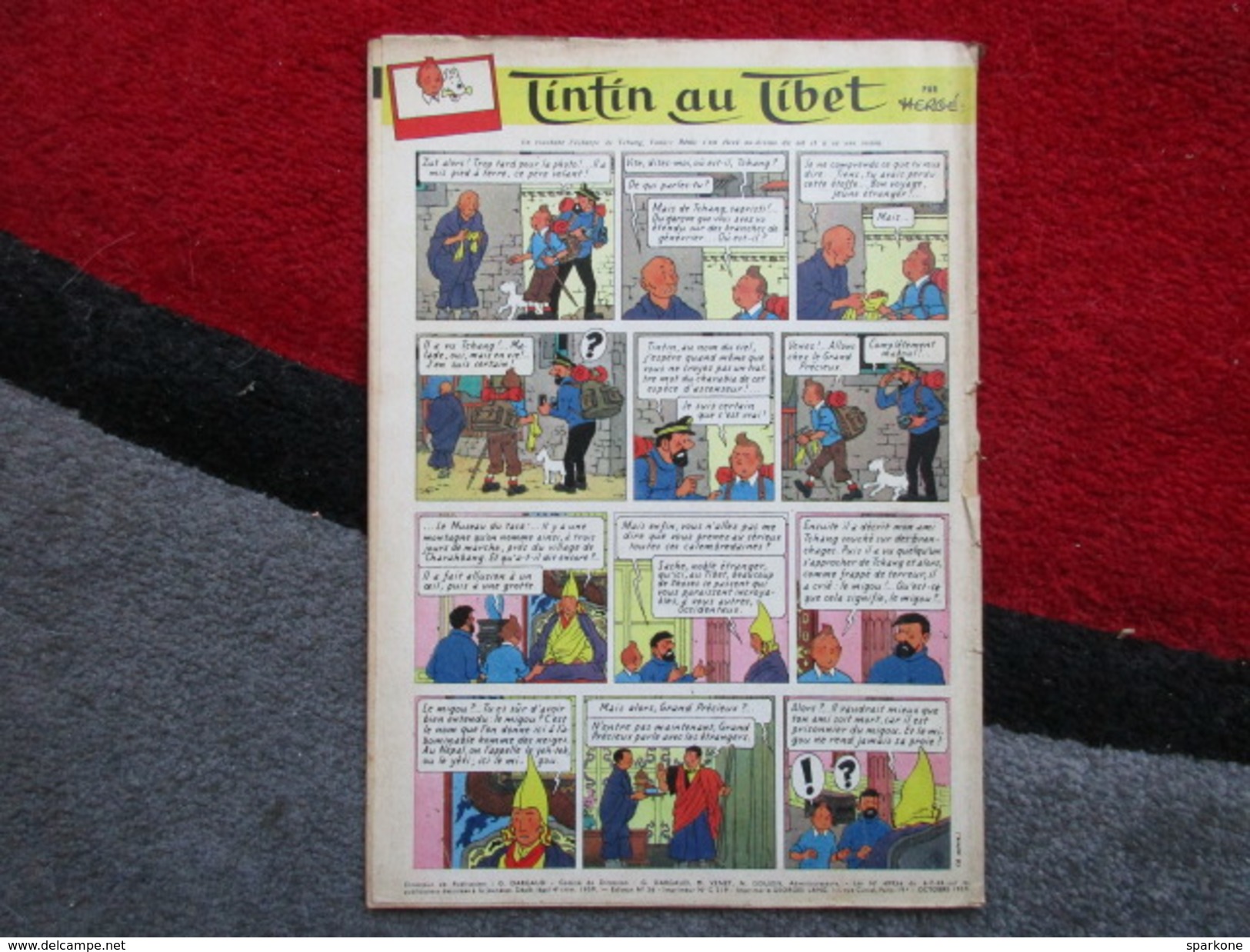 Tintin  "Le Journal Des Jeunes De 7 à 77 Ans"  (N° 574 / 22 Octobre 1959) - Autres & Non Classés