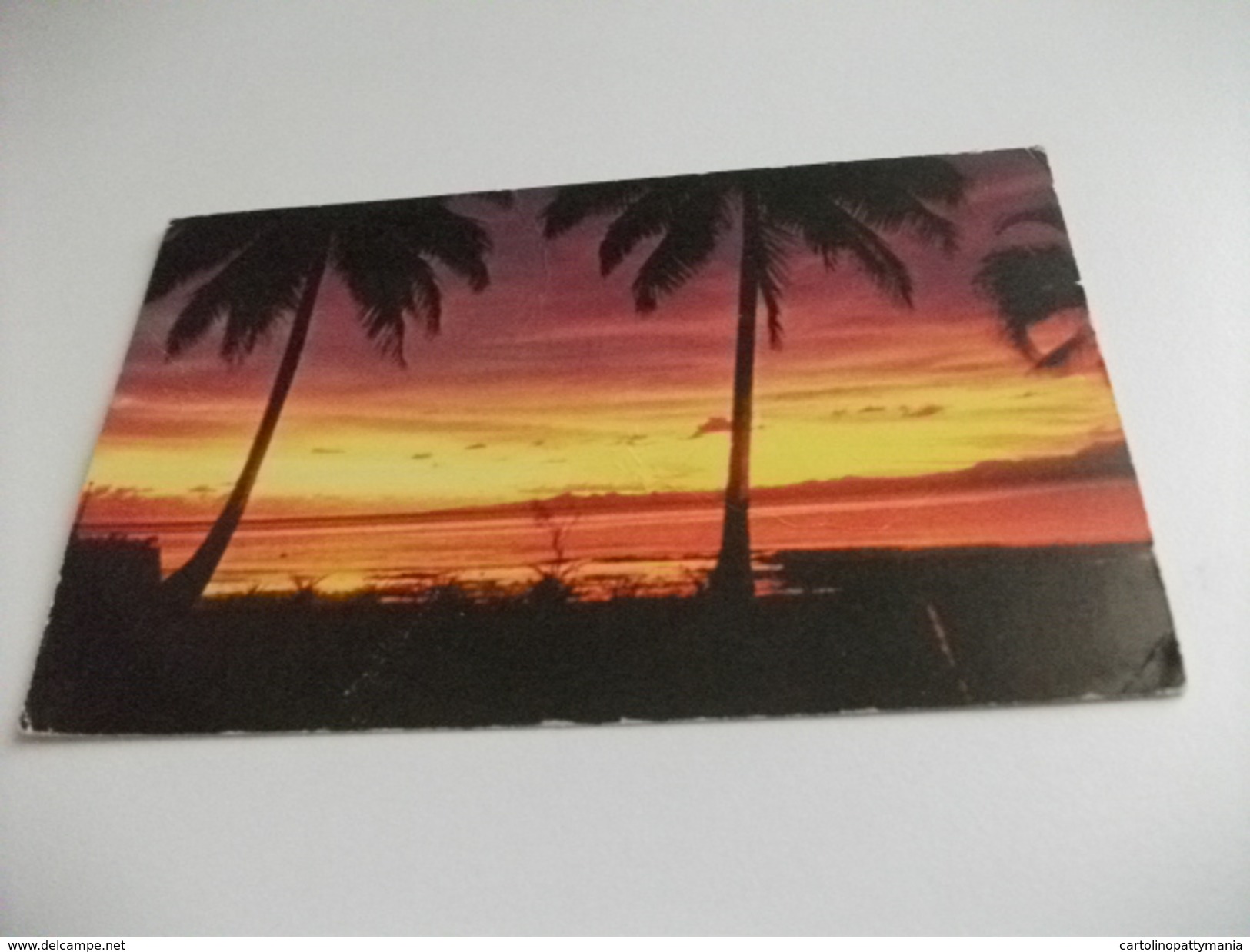 STORIA POSTALE FRANCOBOLLO COMMEMORATIVO FIJI SUNSET FIJI ISLANDS TRAMONTO - Fidji