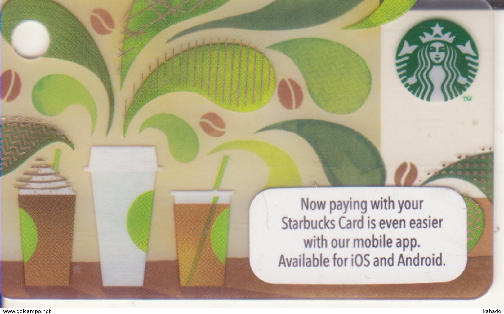 Malaysia Starbucks Card Mini "How To Make Coffee" 2014-6105 - Gift Cards