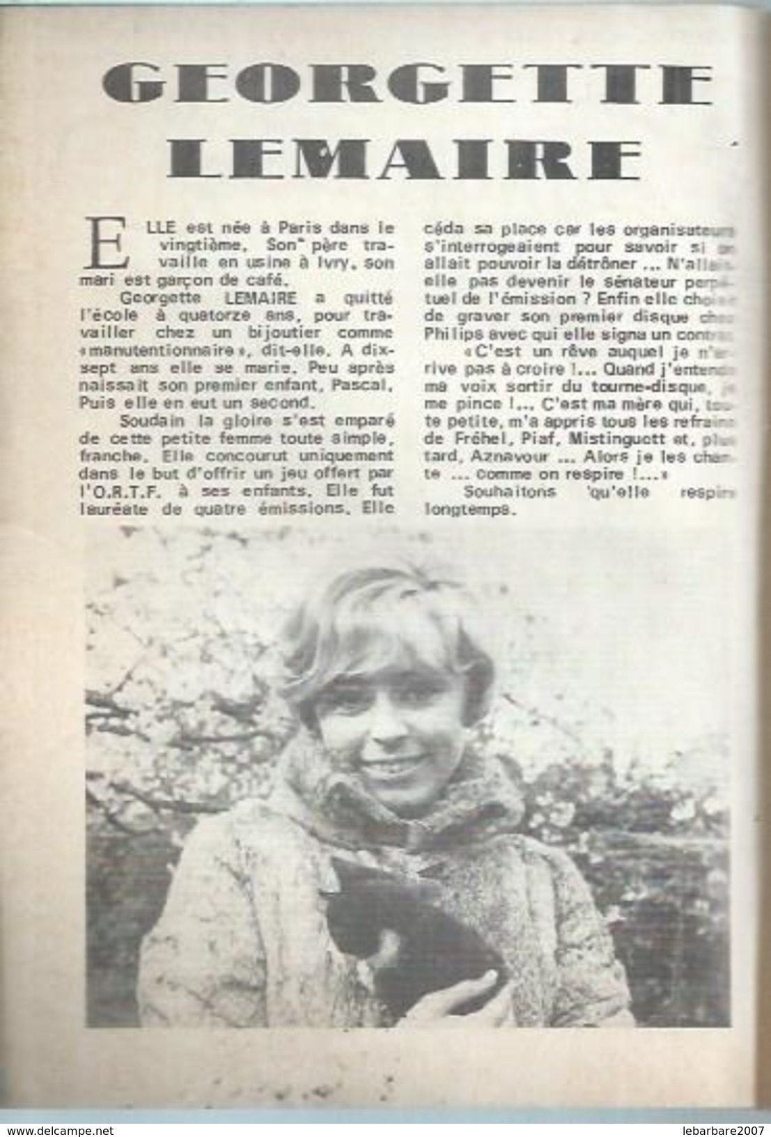 FRIMOUSSETTE  N° 102  -  CHAPELLE  1970 ( GEORGETTE LEMAIRE / FERNAND RAYNAUD ) - Petit Format