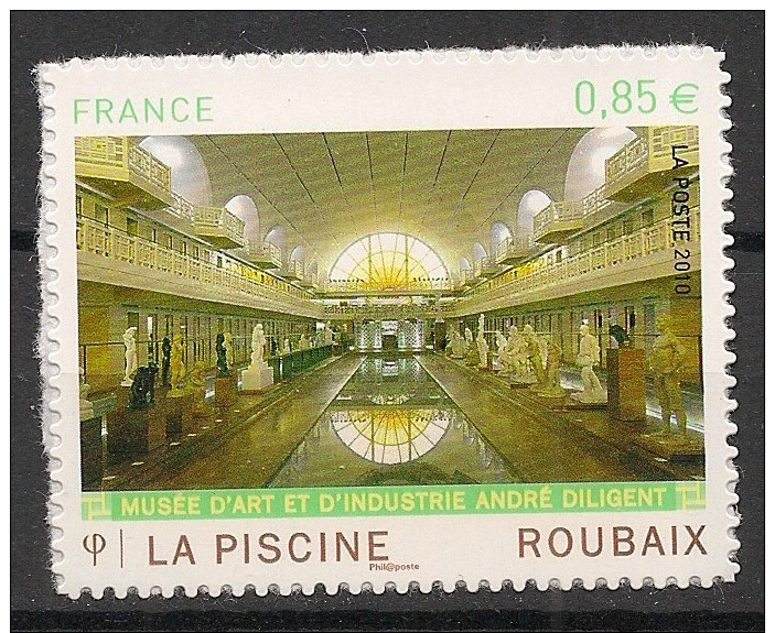France - 2010 - N°Yv. A467 - Piscine De Roubaix - Autocollant - Neuf Luxe ** / MNH / Postfrisch - Other & Unclassified