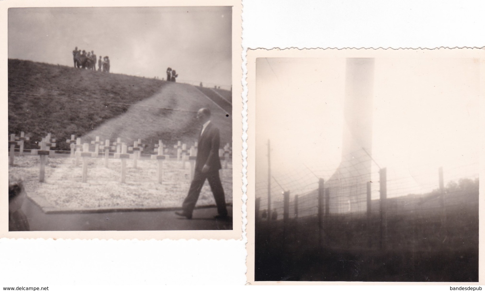 Photo Originale Lot De 4 Camp De Concentration Nazi Du Struthof Natzwiller - Guerre, Militaire