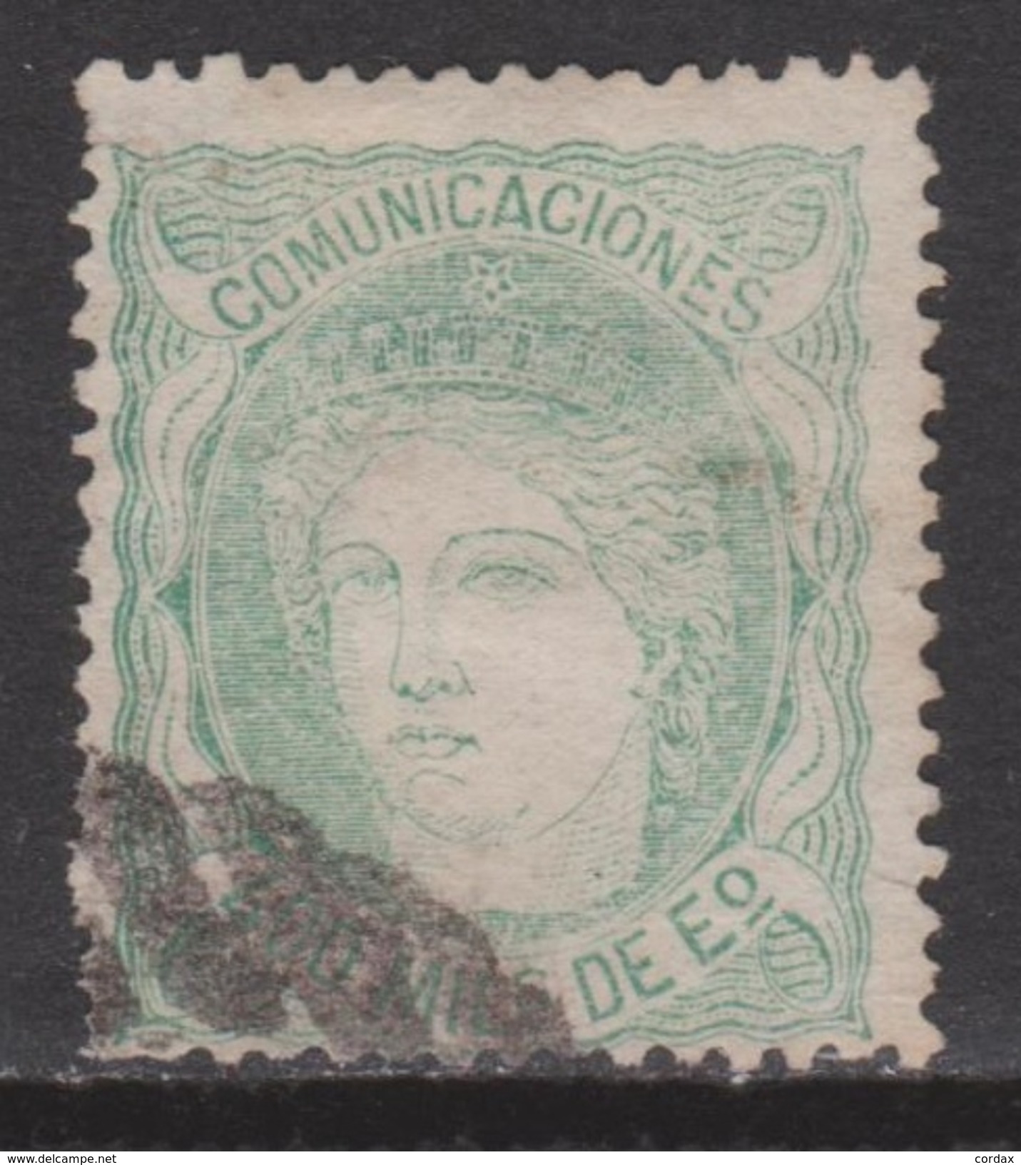 1870. ALEGORÍA ESPAÑA 400 Mil. USADO. VER. 41,5 &euro; - Used Stamps