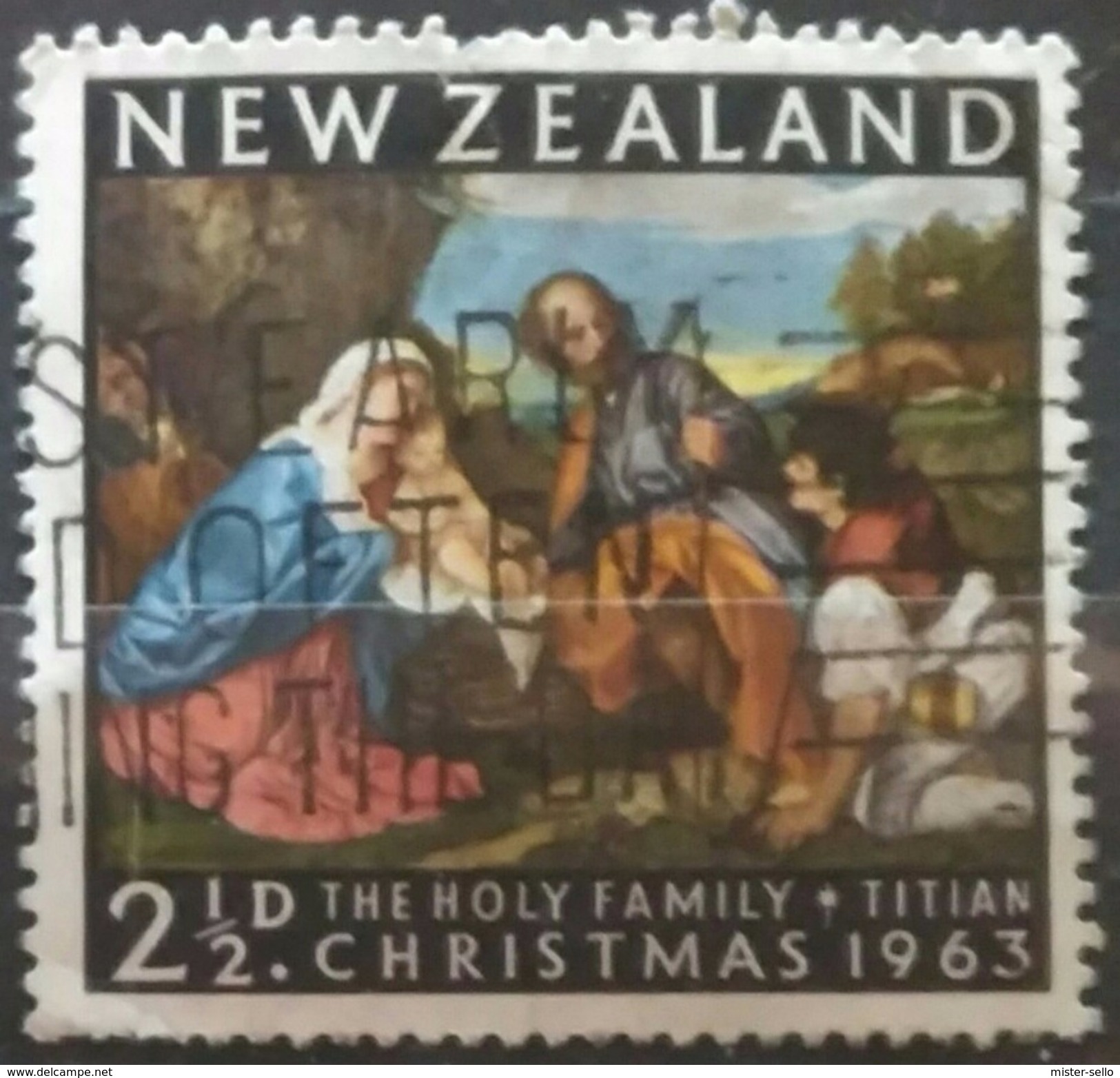 NUEVA ZELANDA 1963 Christmas. USADO - USED. - Usados
