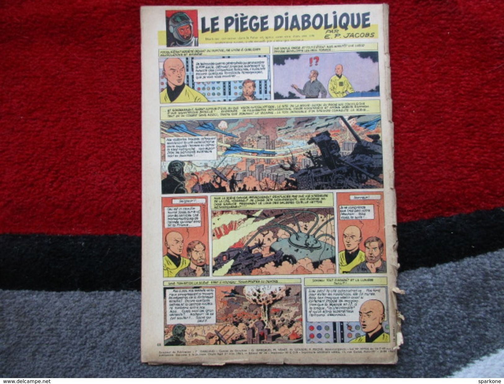 Tintin  "Le Journal Des Jeunes De 7 à 77 Ans"  (N° 662 / 29 Juin 1961) - Autres & Non Classés