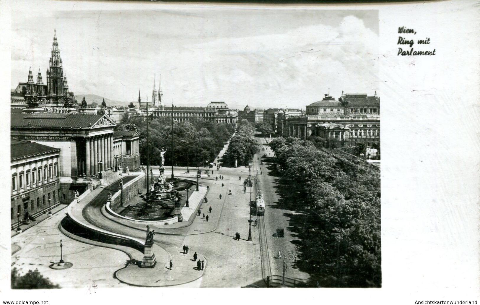 Wien - Ring Mit Parlament (000546) - Ringstrasse