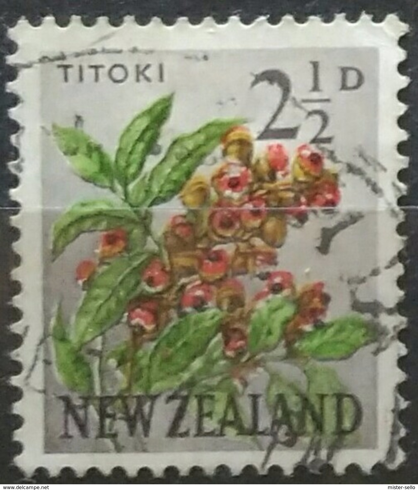 NUEVA ZELANDA 1960 -1963 Flowers. USADO - USED. - Usados