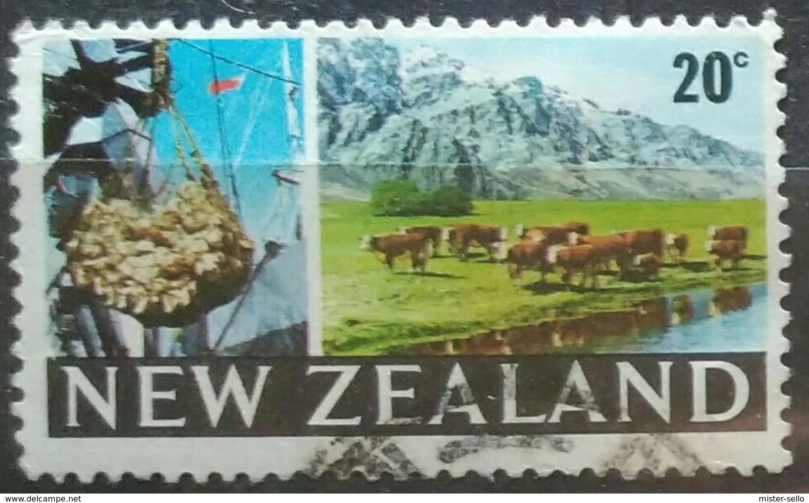 NUEVA ZELANDA 1968 -1969 Local Motifs - Exports. USADO - USED. - Usados