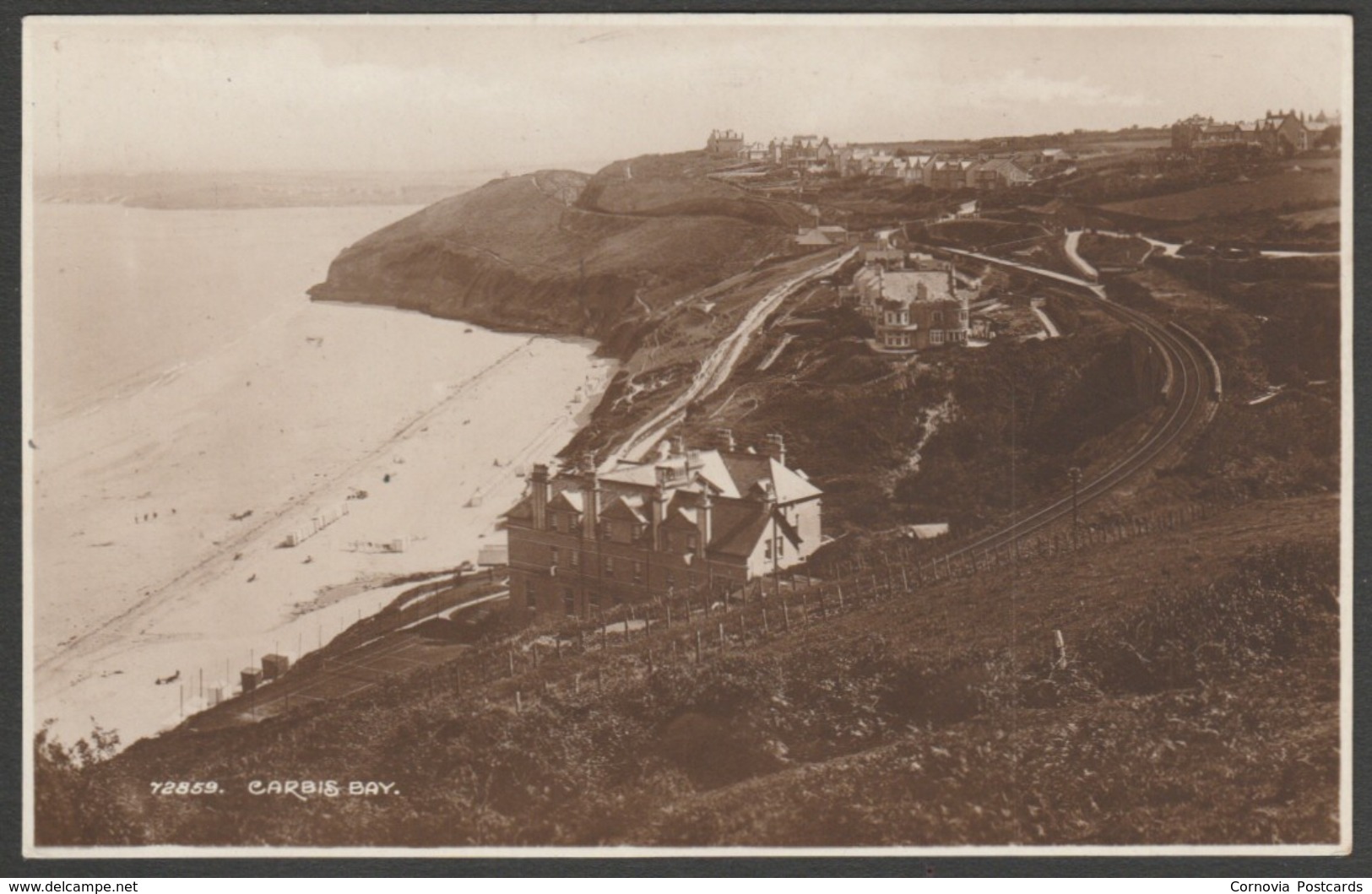 Carbis Bay, Cornwall, C.1930s - Frith's RP Postcard - St.Ives