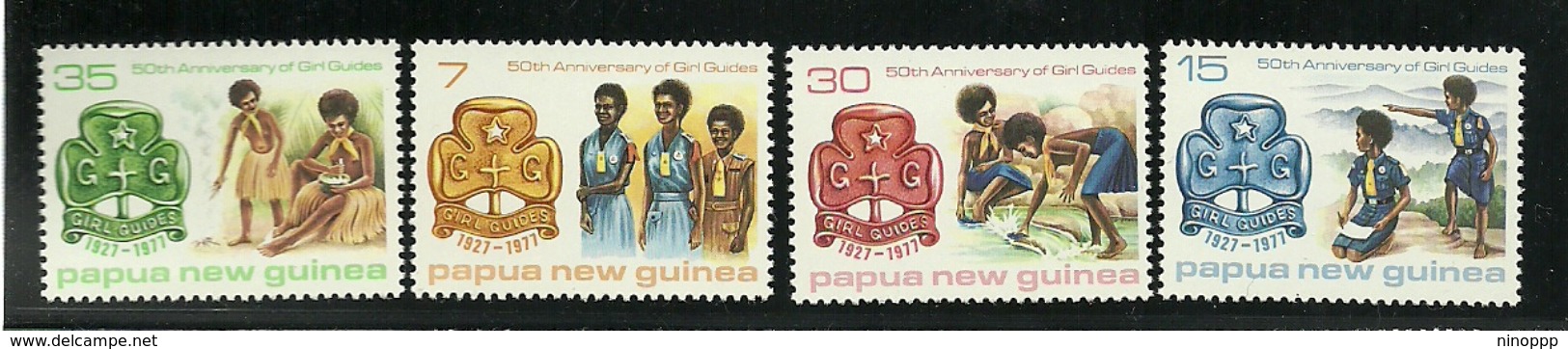 Papua New Guinea SG 338-341 1977 Girl Guides MNH - Papua New Guinea