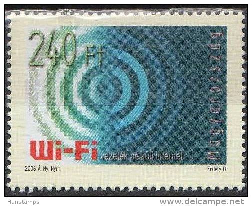 Hungary 2006. WIFI Internet Contact Nice Stamp MNH (**) Michel: 5076 - Neufs