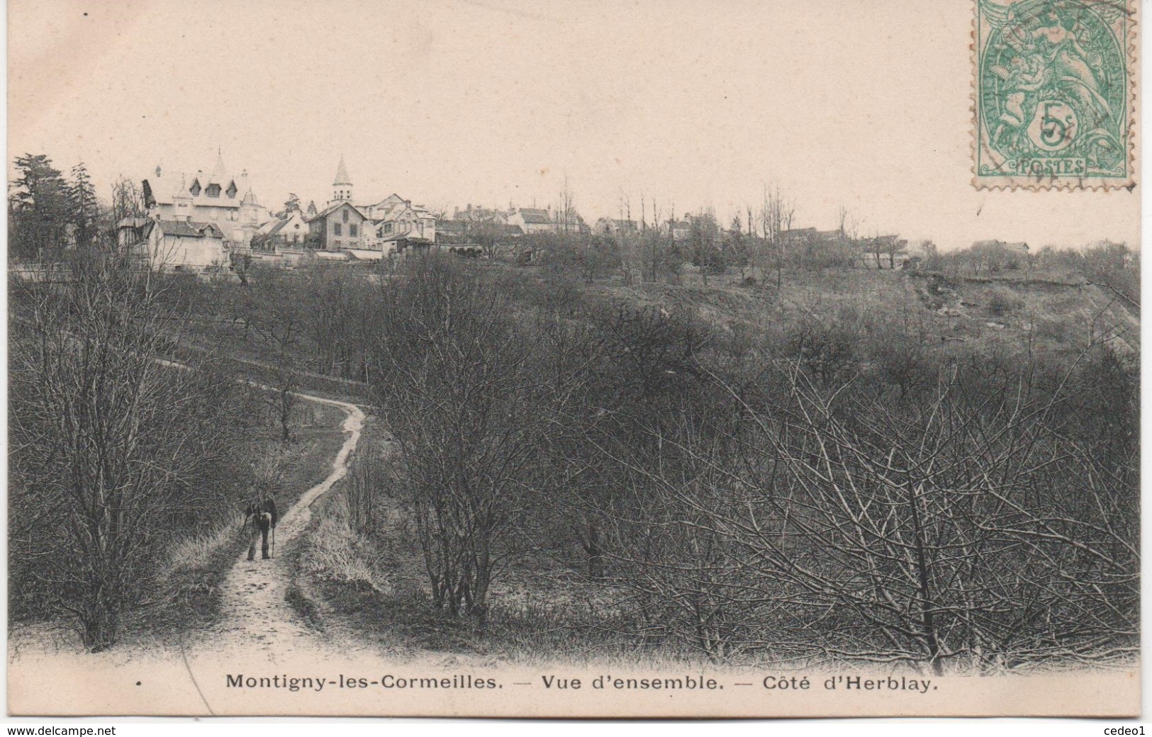 MONTIGNY LES CORMEILLES    VUE D'ENSEMBLE  COTE D'HERBLAY - Montigny Les Cormeilles