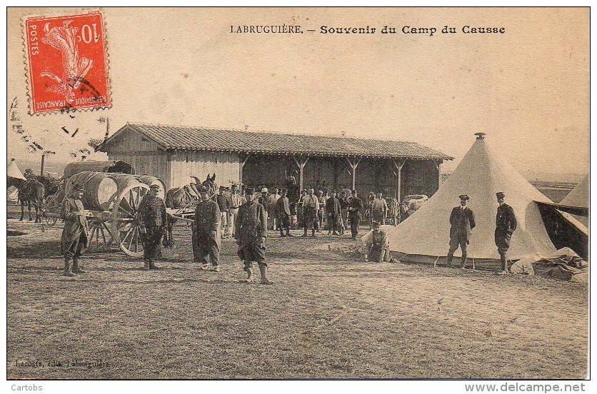 81 LABRUGUIERE  Souvenir Du Camp De Causse - Labruguière