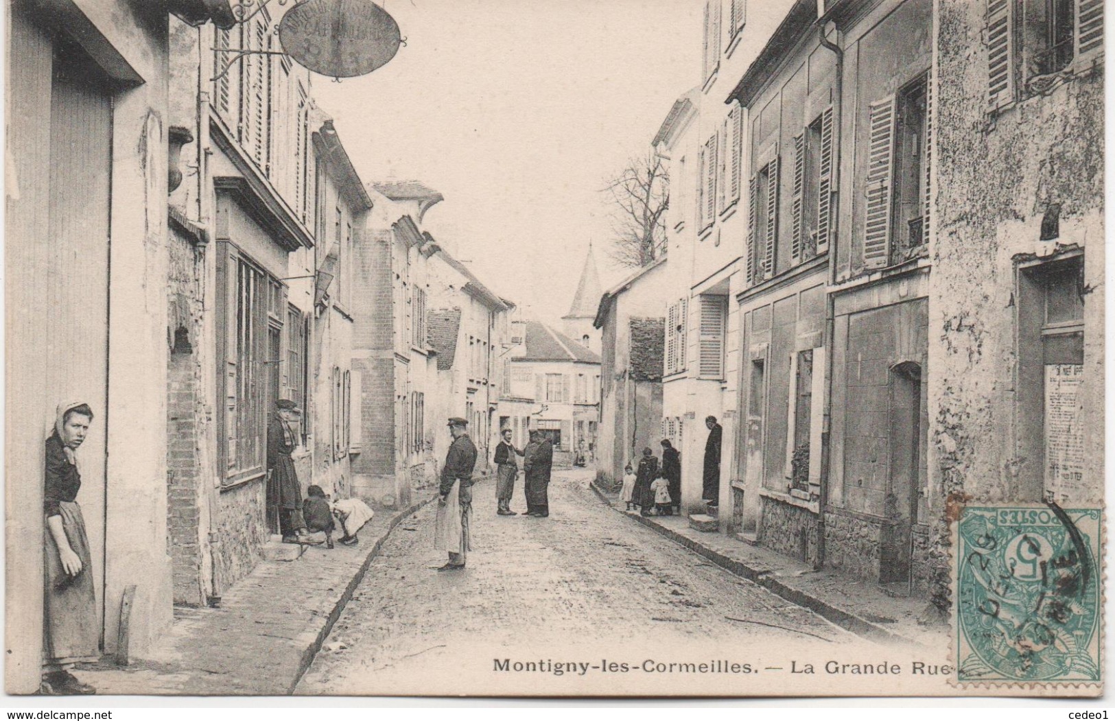 MONTIGNY LES CORMEILLES    LA GRANDE RUE - Montigny Les Cormeilles