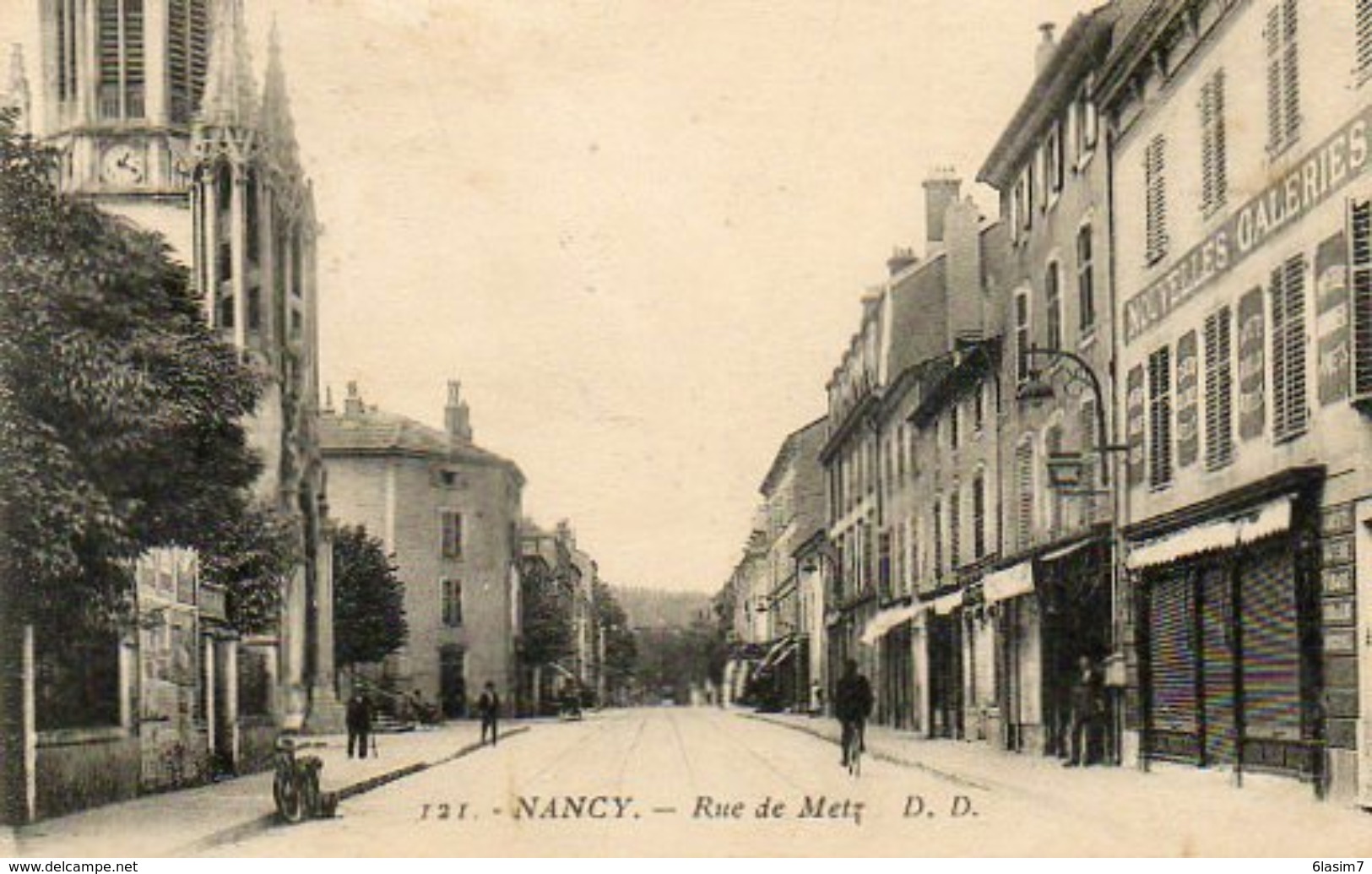 CPA - NANCY (54) - Aspect De La Rue De Metz Dans Les Années 20 - Nancy