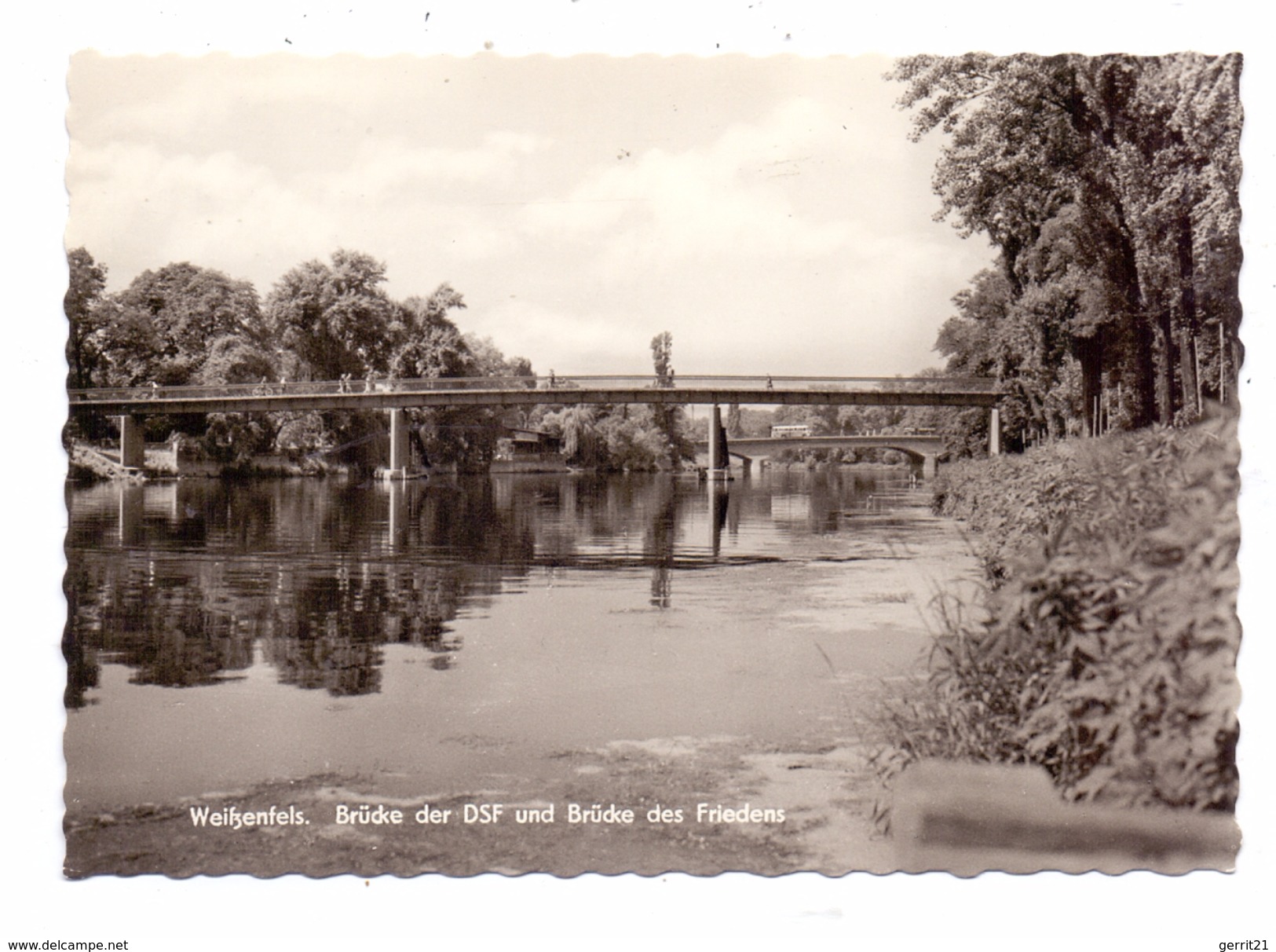 0-4850 WEISSENFELS, Brücke Der DSF & Brücke Des Friedens, 1965 - Weissenfels