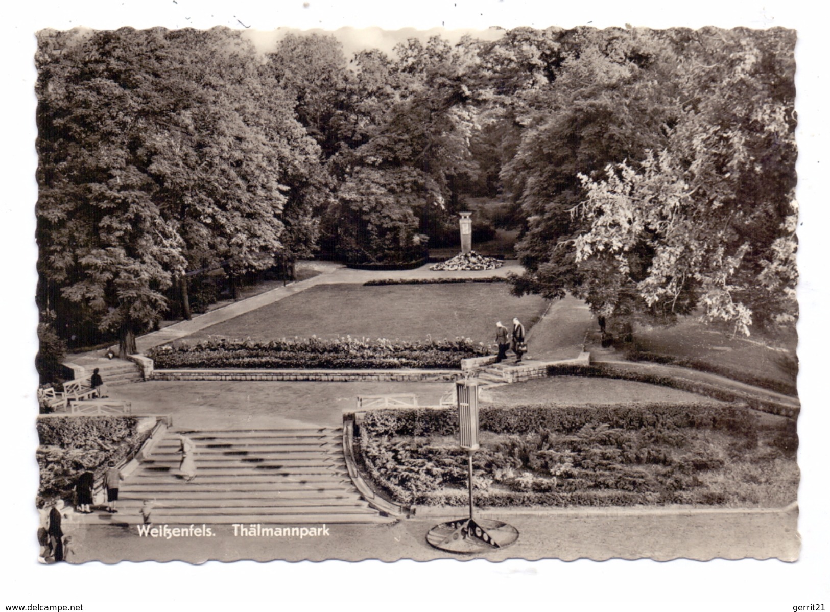 0-4850 WEISSENFELS, Thälmannpark, 1964 - Weissenfels