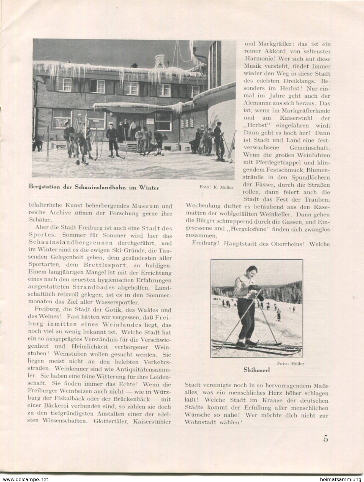 Deutschland - Freiburger Fremdenblatt 1936 - 16 Seiten Mit 7 Abbildungen - Stadtplan - Hotels Und Pensionen Werbung - Voyage & Divertissement