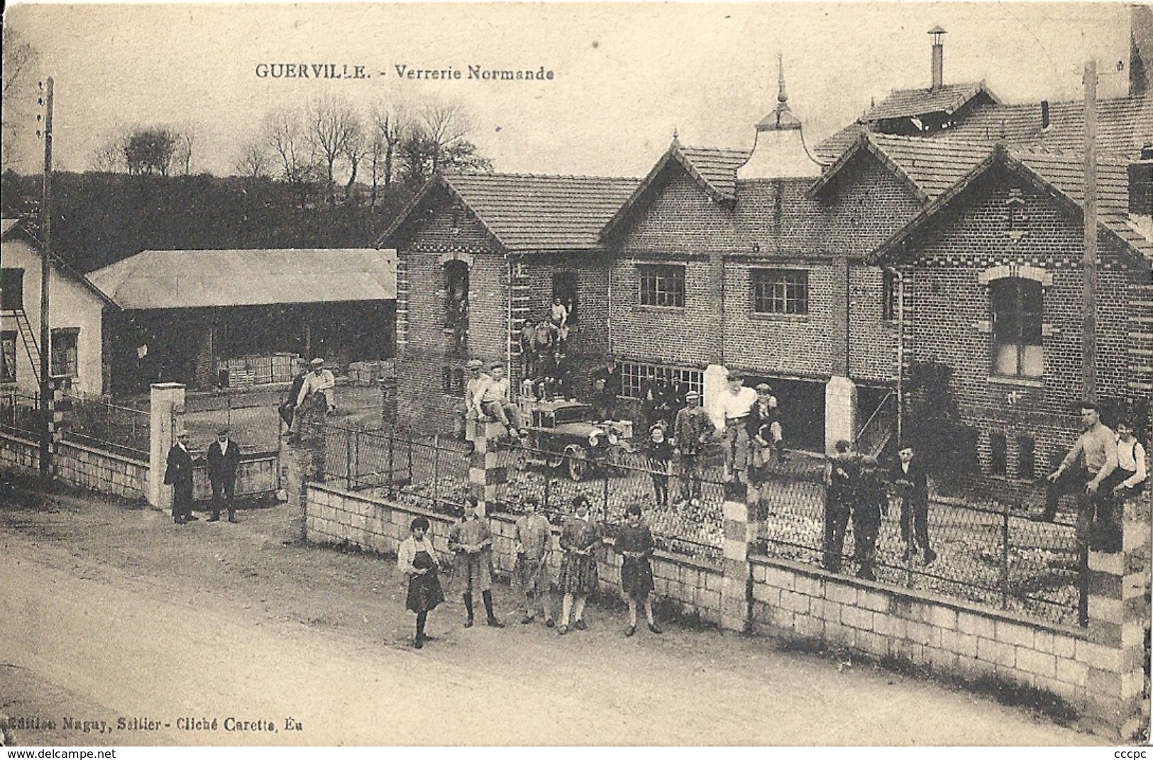 CPA Guerville Verrerie Normande - Guerville
