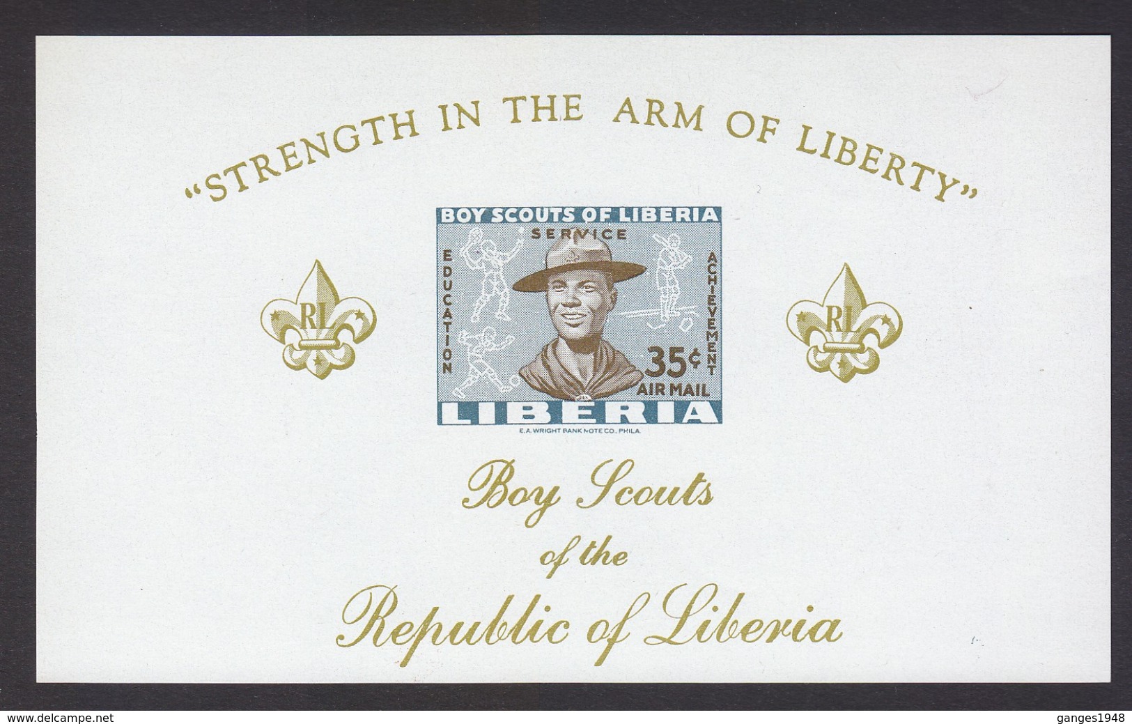 Scouting  Liberia Imperf Non Denteles # 19951 - Other & Unclassified