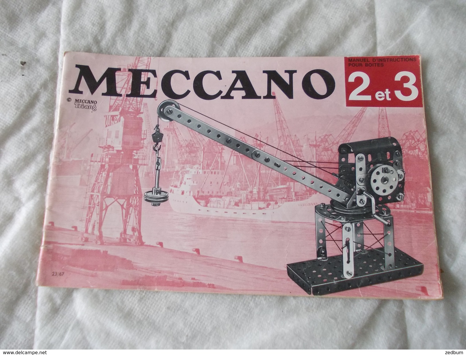 Meccano Manuel D'instructions Pour Boites 2 Et 3 Triang - Meccano