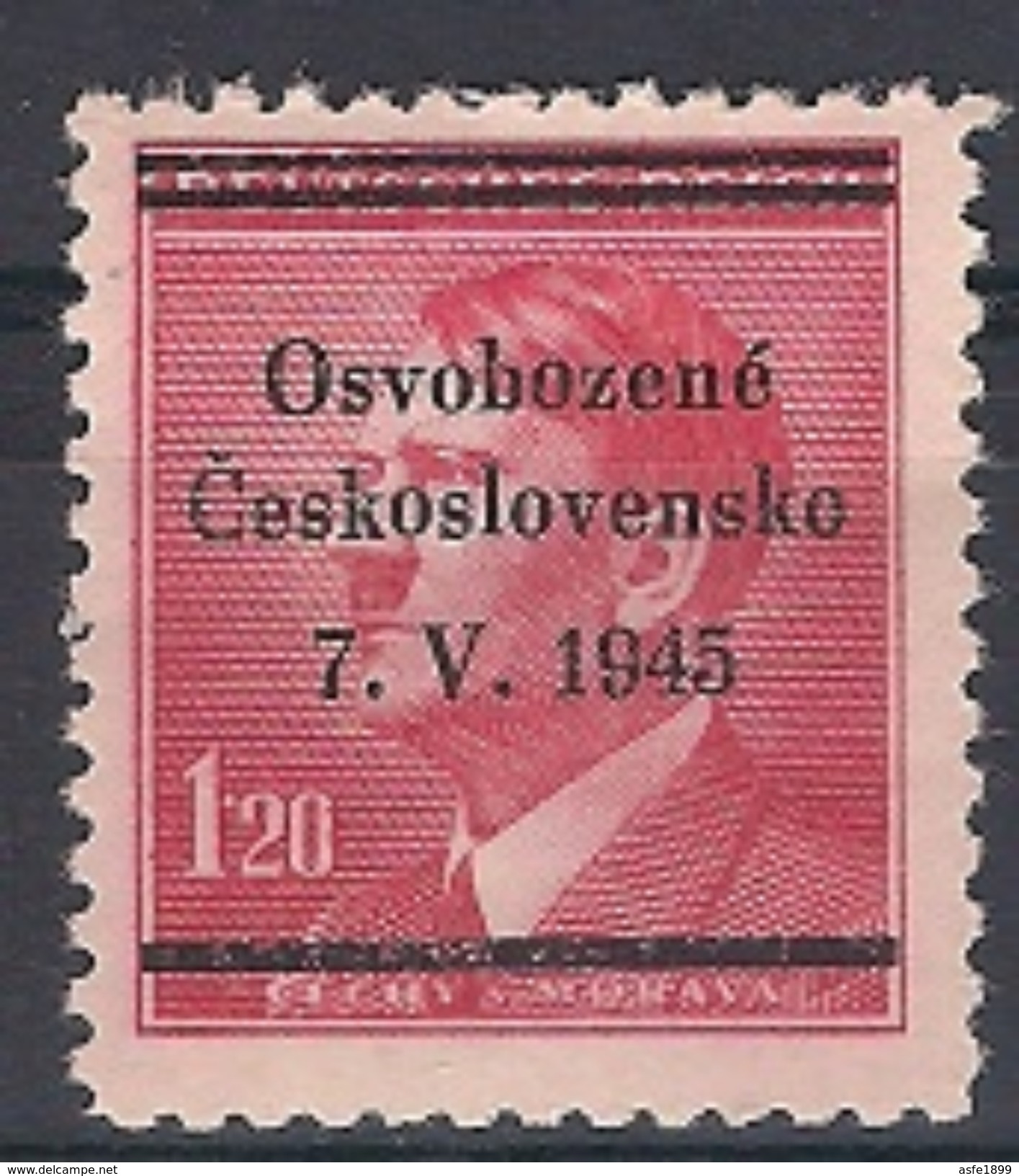 1945 Revolutionary Local Stamp  - Fren&scaron;tat Pod Radho&scaron;t&#x11B;m  - MNH** - Other & Unclassified